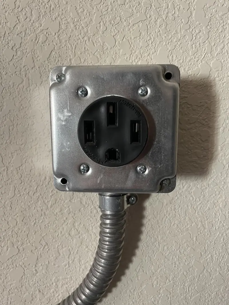 NEMA 14-50 outlet installed for Smart Home Electrical in Helena